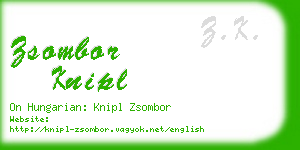 zsombor knipl business card